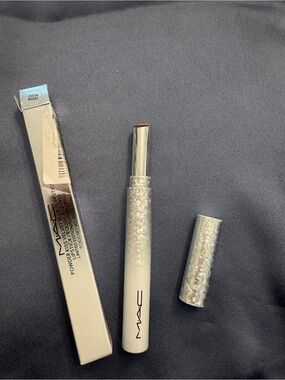 MAC Cocoa Kisses Lipstick — Deep Brown Shade in Silver Tube